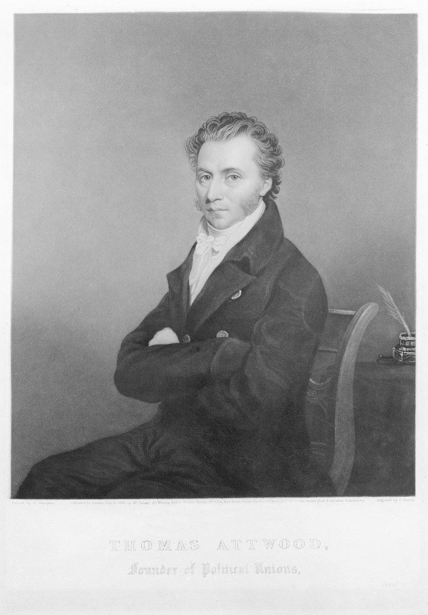 Thomas Attwood, 1832 alkotó: George Sharples