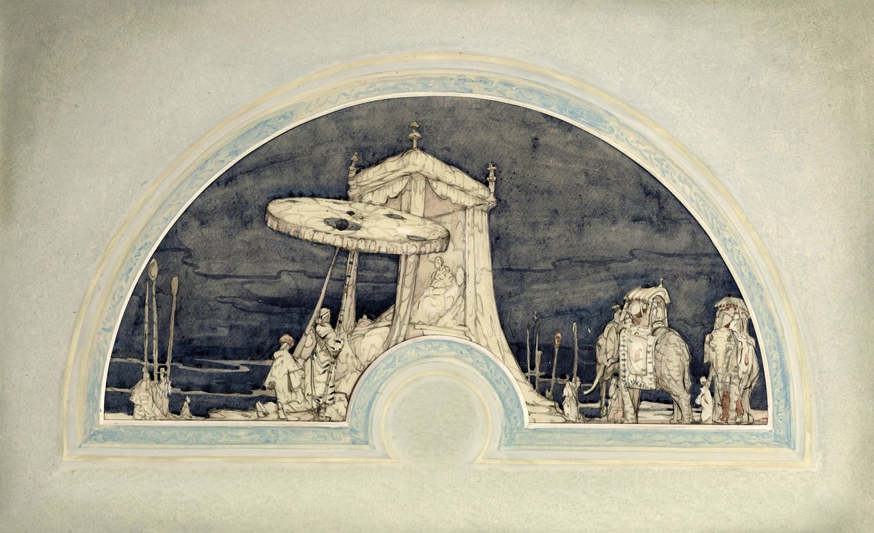Bondour hercegnő, 1910 körül alkotó: George Sheringham