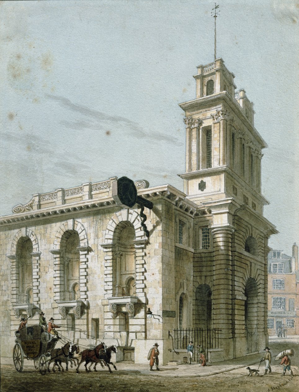 St. Mary Woolnoth: Lombard Street alkotó: George Shepherd