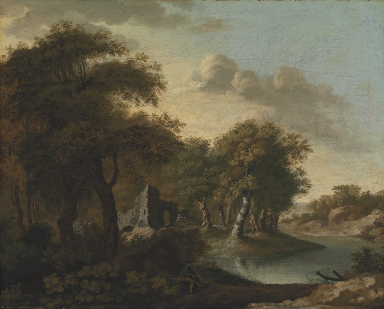 Kilátás Arundel közelében alkotó: George Smith