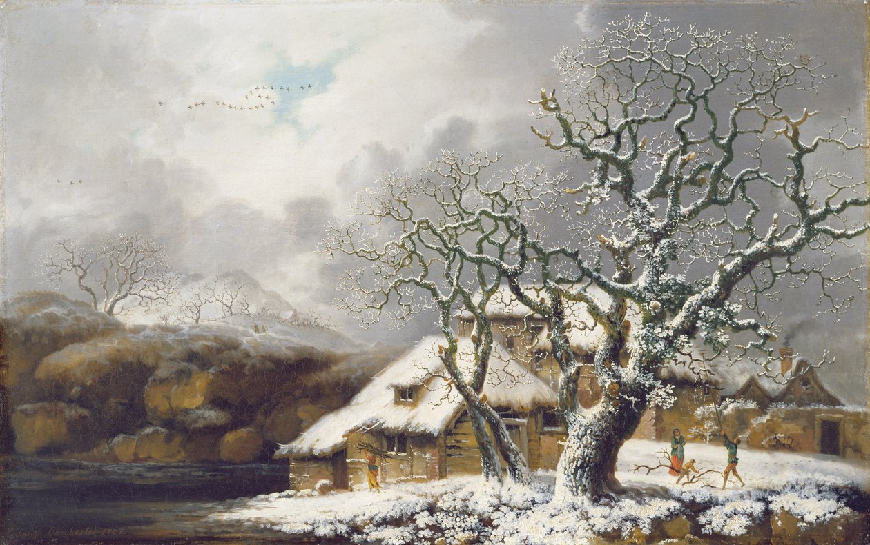 Téli táj, 1752 alkotó: George Smith