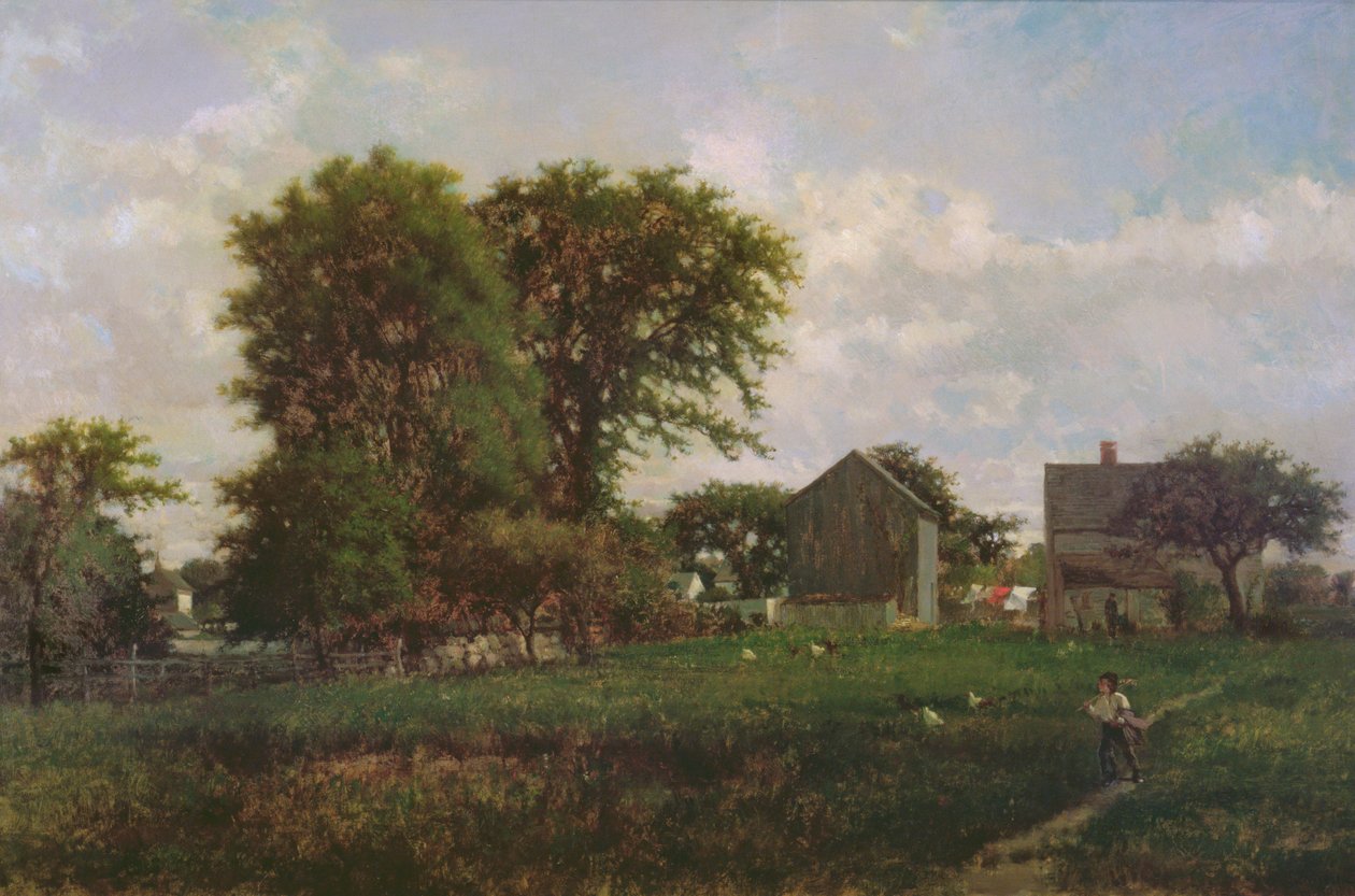Massachusettsi táj, 1865 alkotó: George Inness