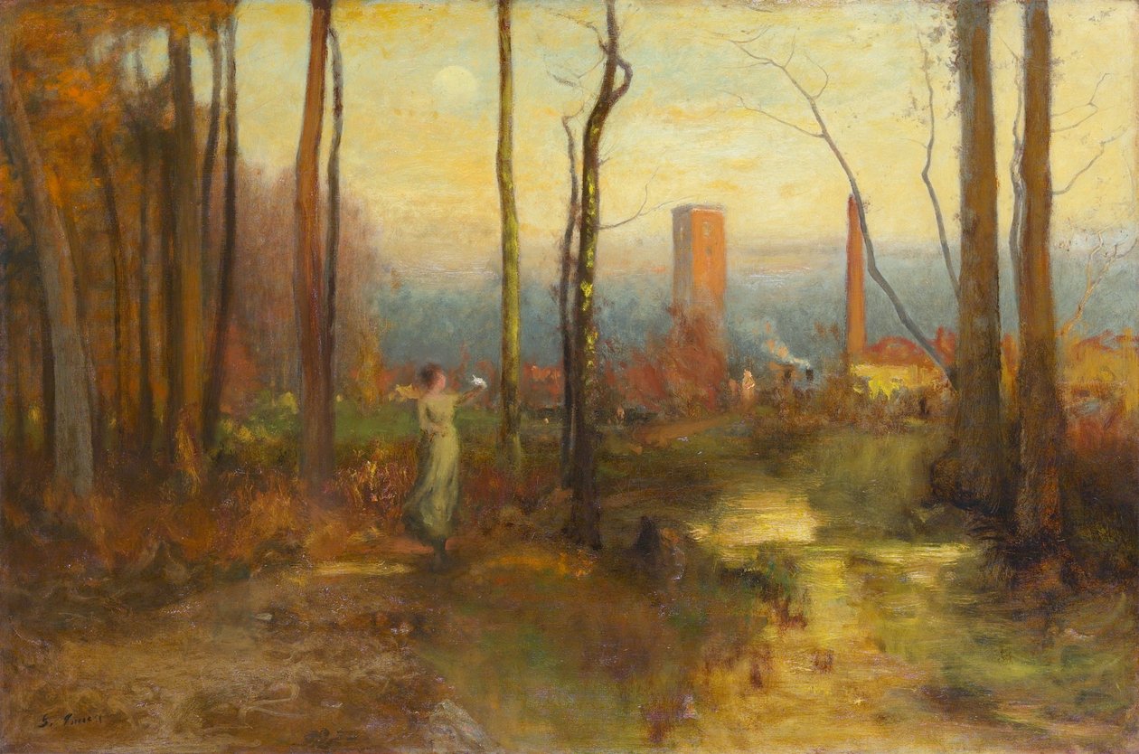 The Mill Stream, Montclair, New Jersey, 1888 körül alkotó: George Inness