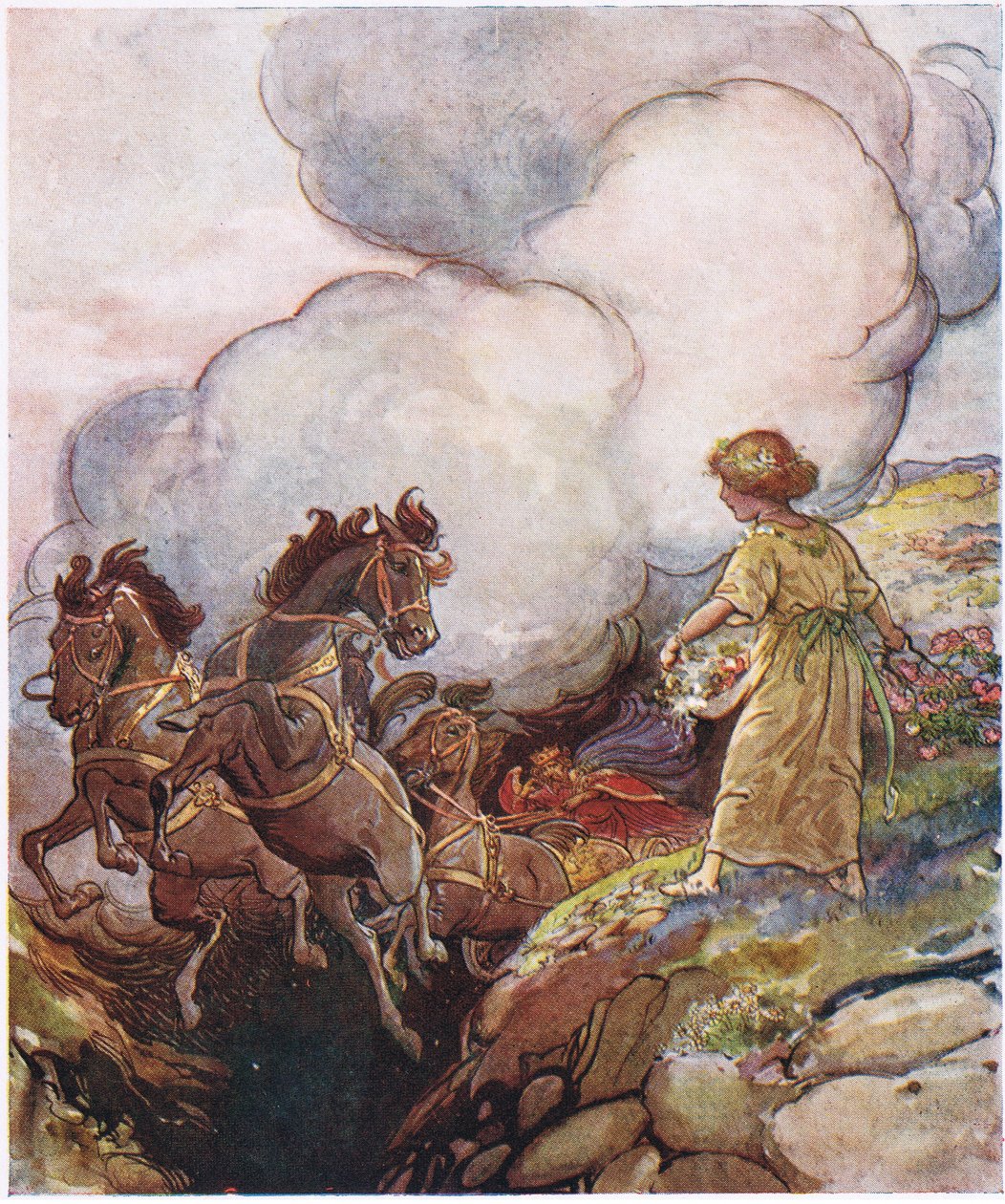 A gránátalmamagok: Lerohant egy négy sable lóból álló csapatot, egy csodálatos arany szekérrel alkotó: George Soper