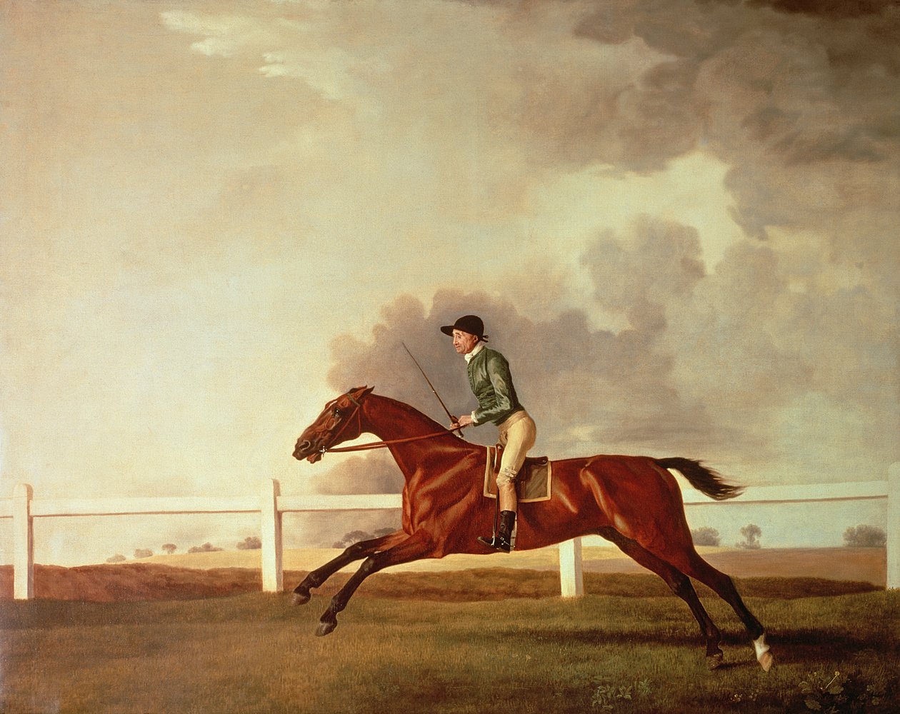 Bay Malton és John Singleton Up, 1767 körül alkotó: George Stubbs