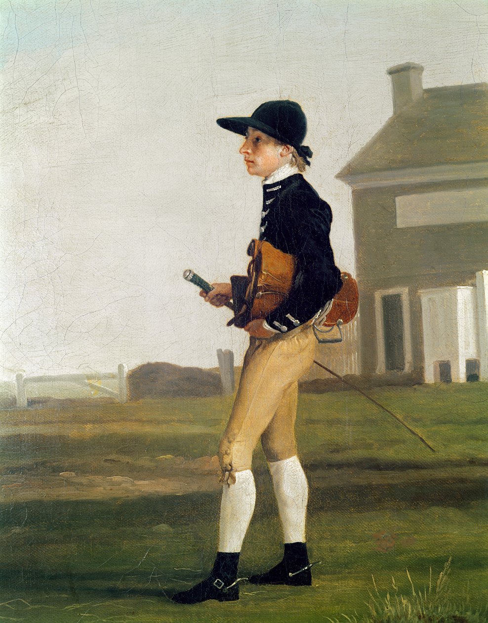 Egy fiatal zsoké portréja alkotó: George Stubbs