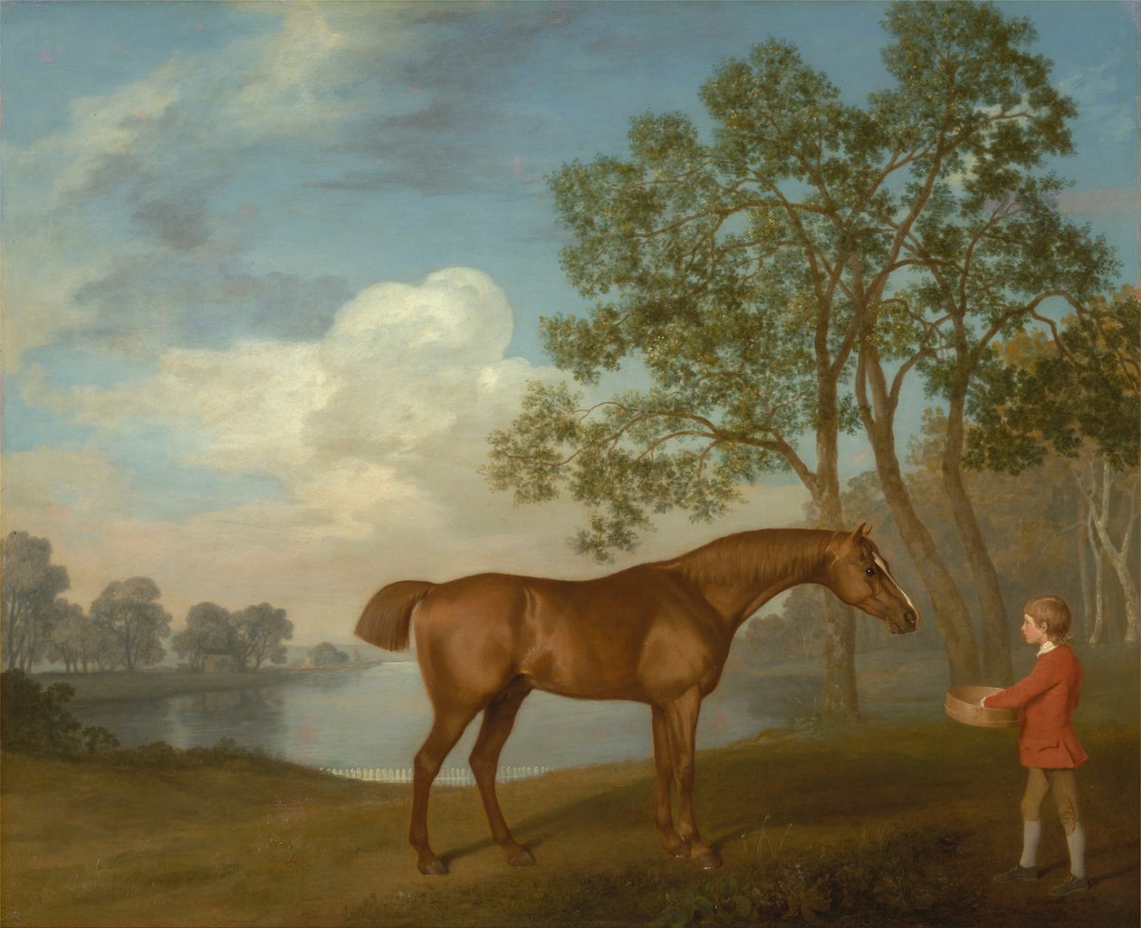 Tök egy istálló-legénnyel alkotó: George Stubbs