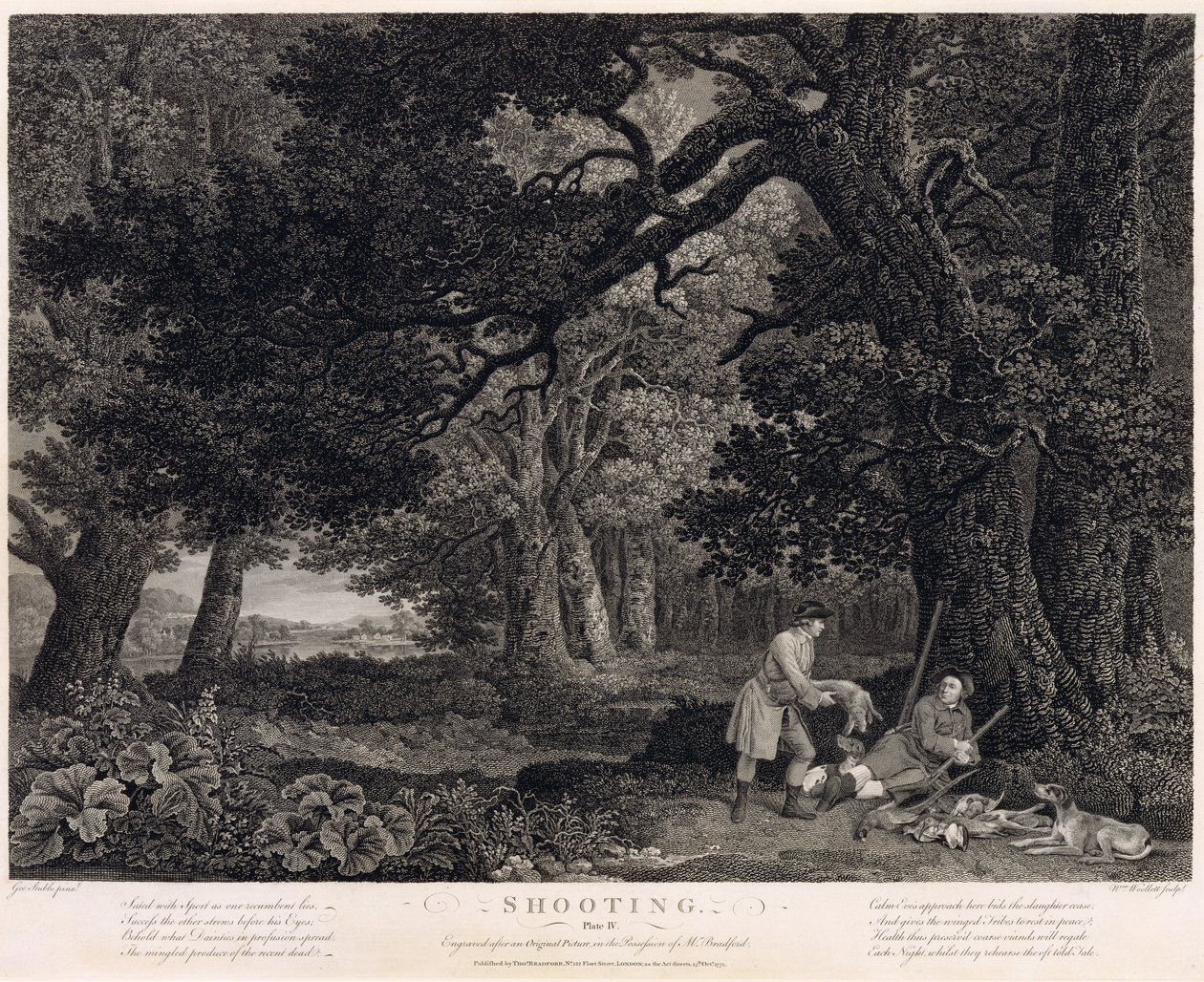 Lövés, 4. tábla, vésette William Woollett (1735-85) 1771 (metszet rézkarctal) alkotó: George Stubbs