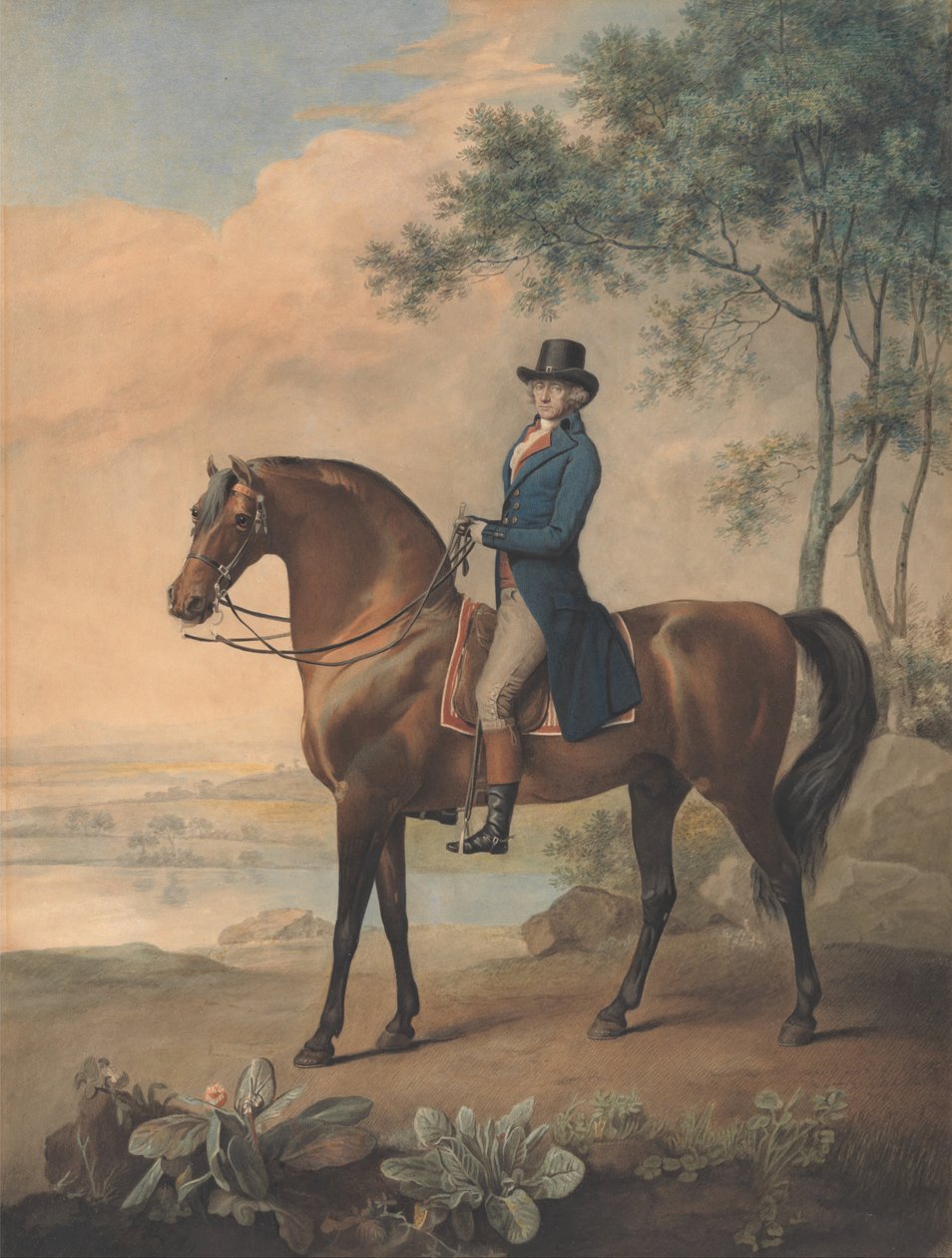 Warren Hastings arab lován alkotó: George Stubbs