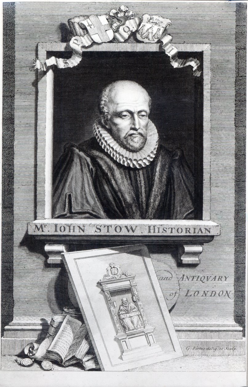 John Stow alkotó: George Vertue