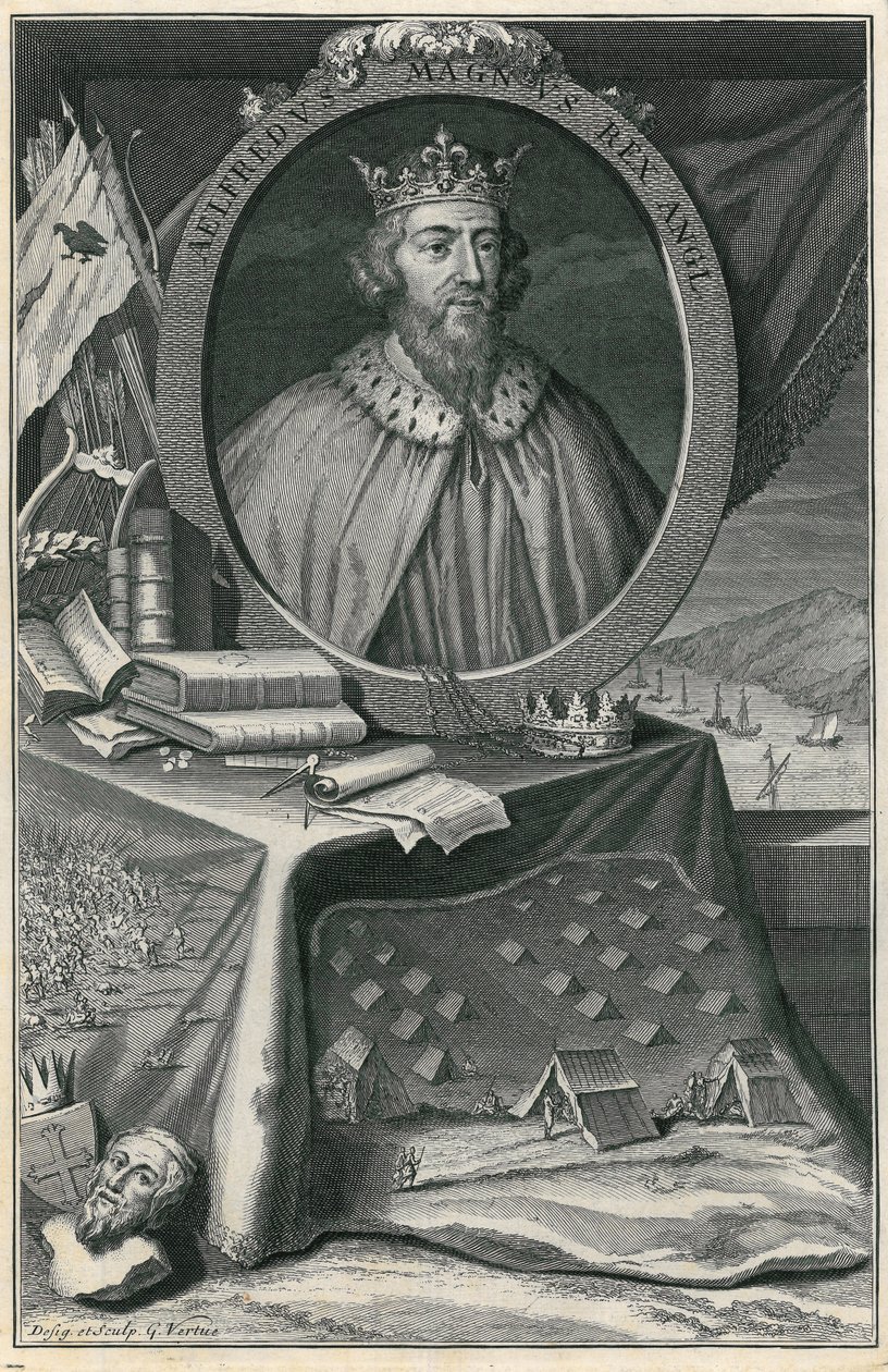 Alfréd király alkotó: George Vertue