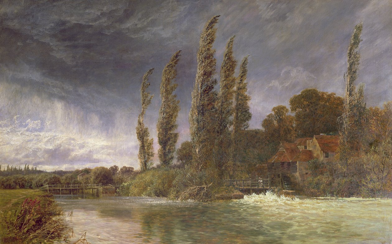Iffley malom, 1884 alkotó: George Vicat Cole