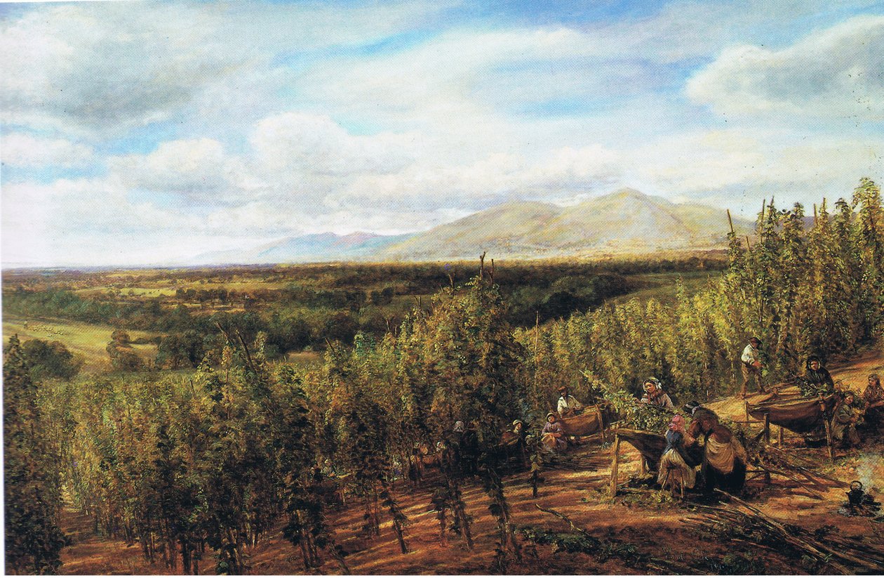 A komlókertek alkotó: George Vicat Cole