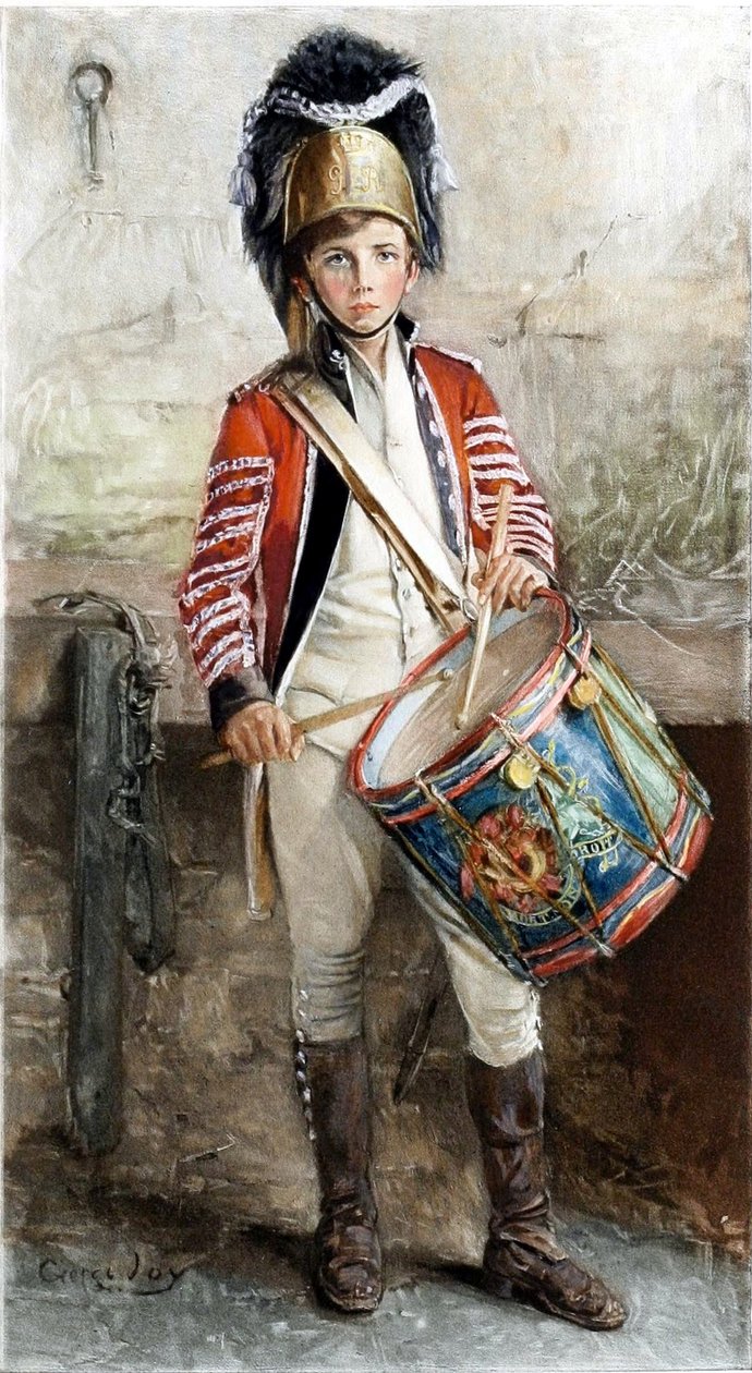 Egy angol dobos fiú.n alkotó: George William Joy