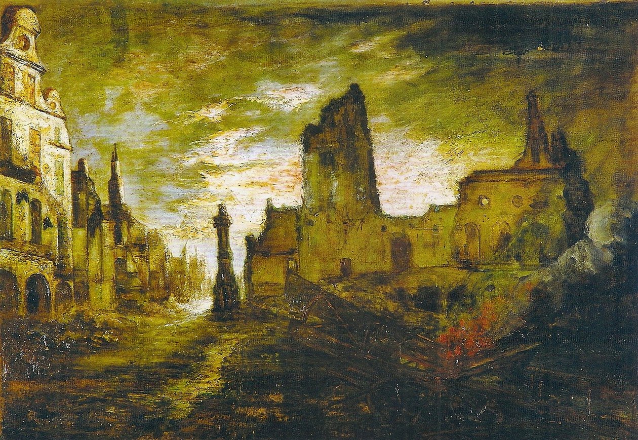 Arras megsemmisítése alkotó: George Washington Lambert