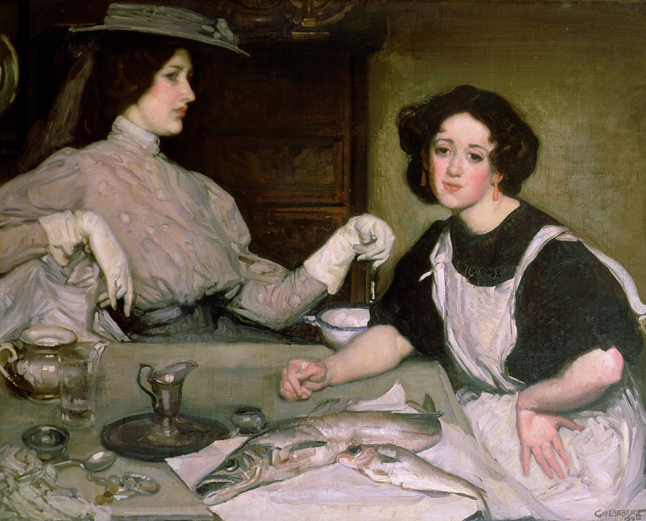 Lottie és a hölgy alkotó: George Washington Lambert