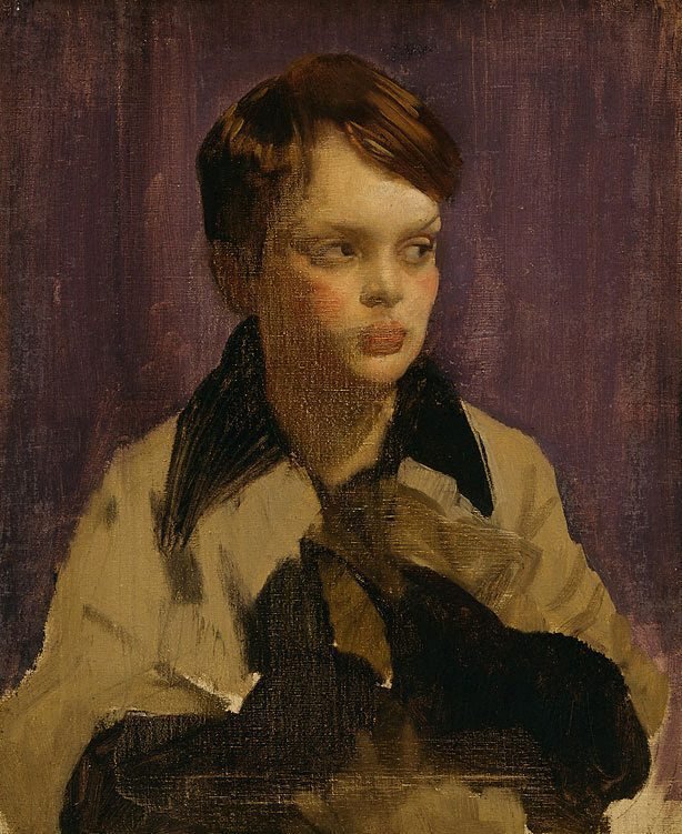 Maurice Lambert arcképe alkotó: George Washington Lambert