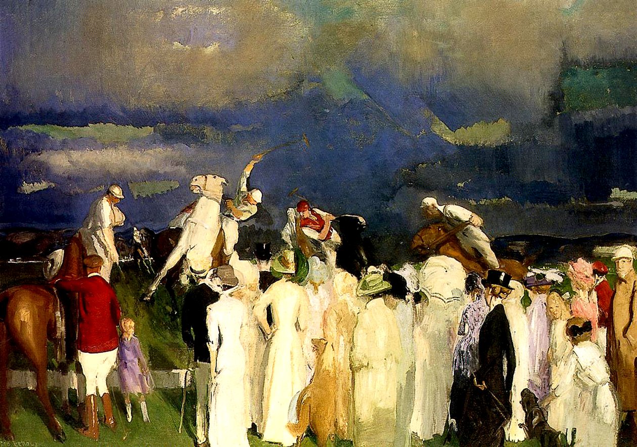 Pólójáték, 1910 alkotó: George Wesley Bellows