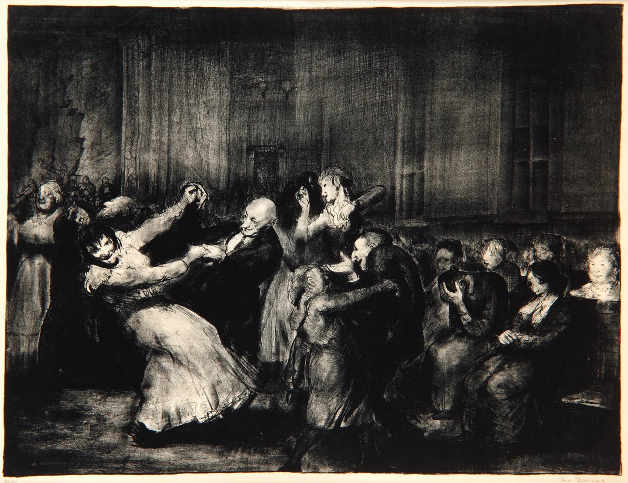 Tánc egy őrültek házában, 1917 alkotó: George Wesley Bellows