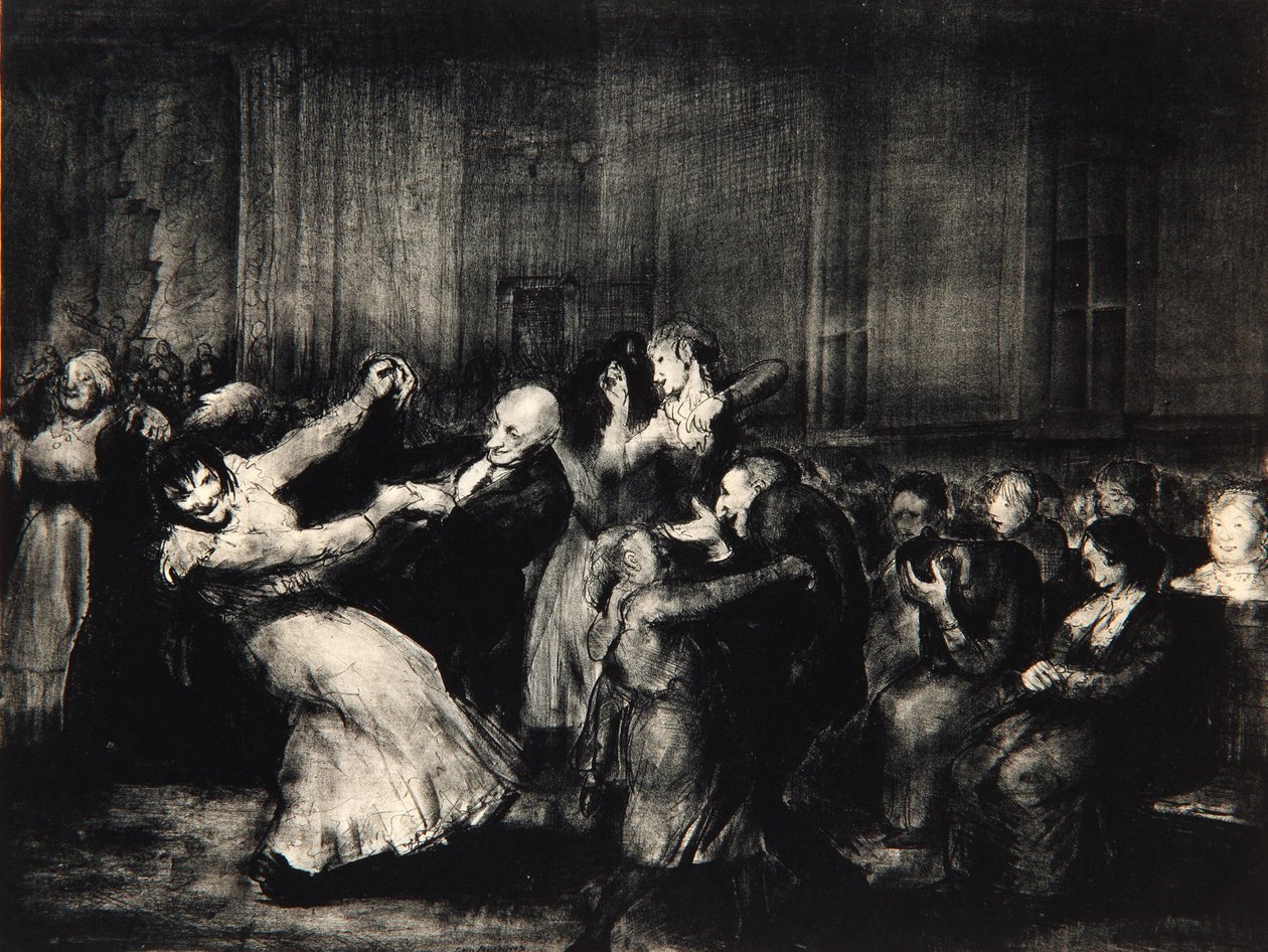 Tánc egy őrültek házában, 1917 alkotó: George Wesley Bellows