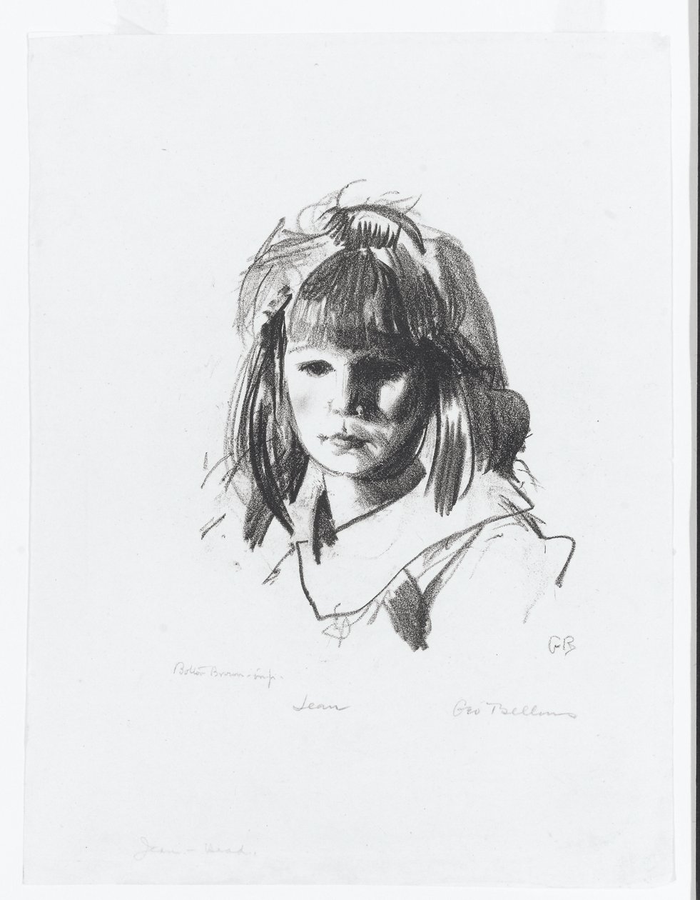 Jean 1921, Első kő, 1921 alkotó: George Wesley Bellows