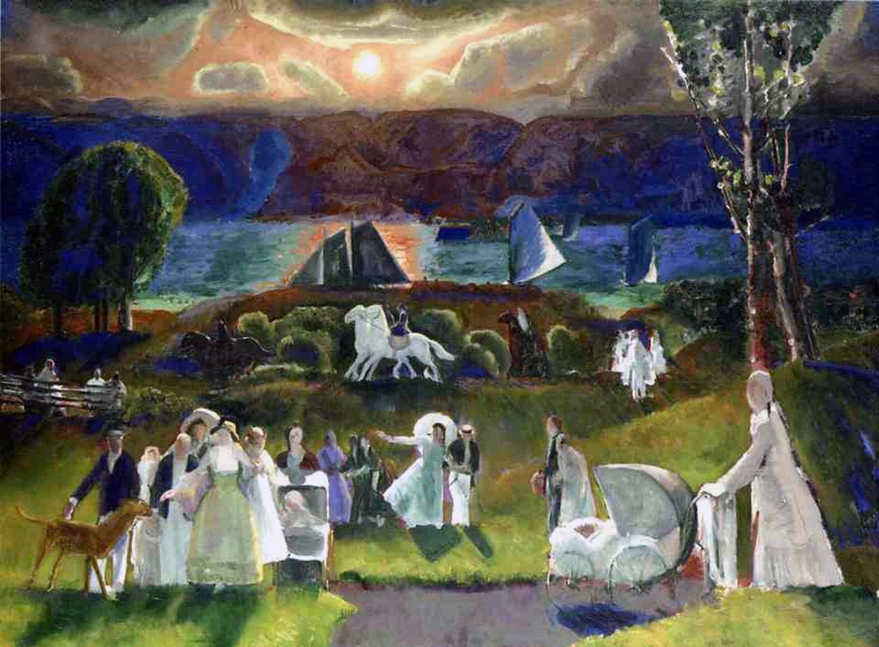 Summer Fantasy, 1924 alkotó: George Wesley Bellows