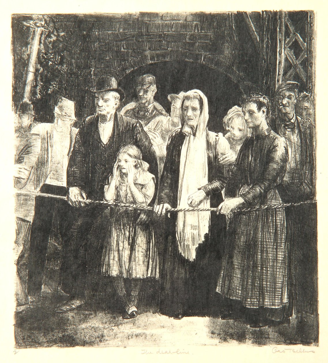A holtvonal, 1923 alkotó: George Wesley Bellows