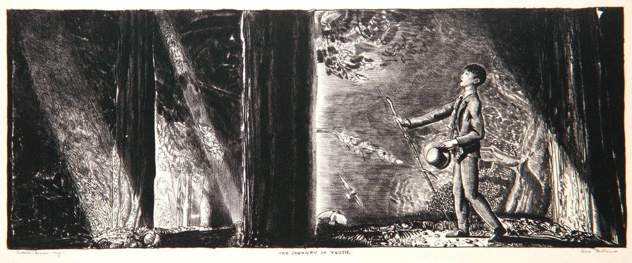 Az ifjúság utazása, 1923-24 alkotó: George Wesley Bellows