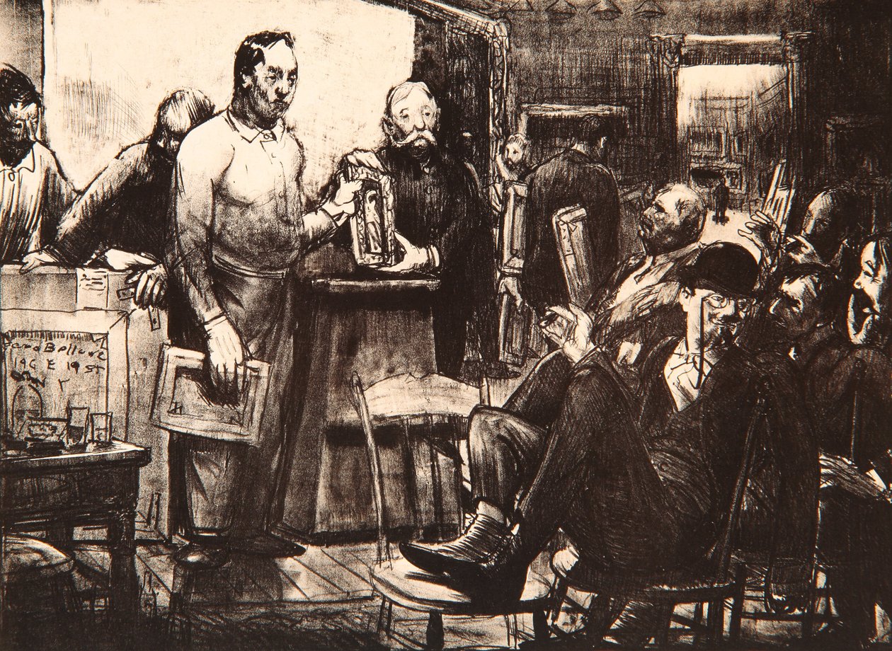 A zsűri, 1916 alkotó: George Wesley Bellows