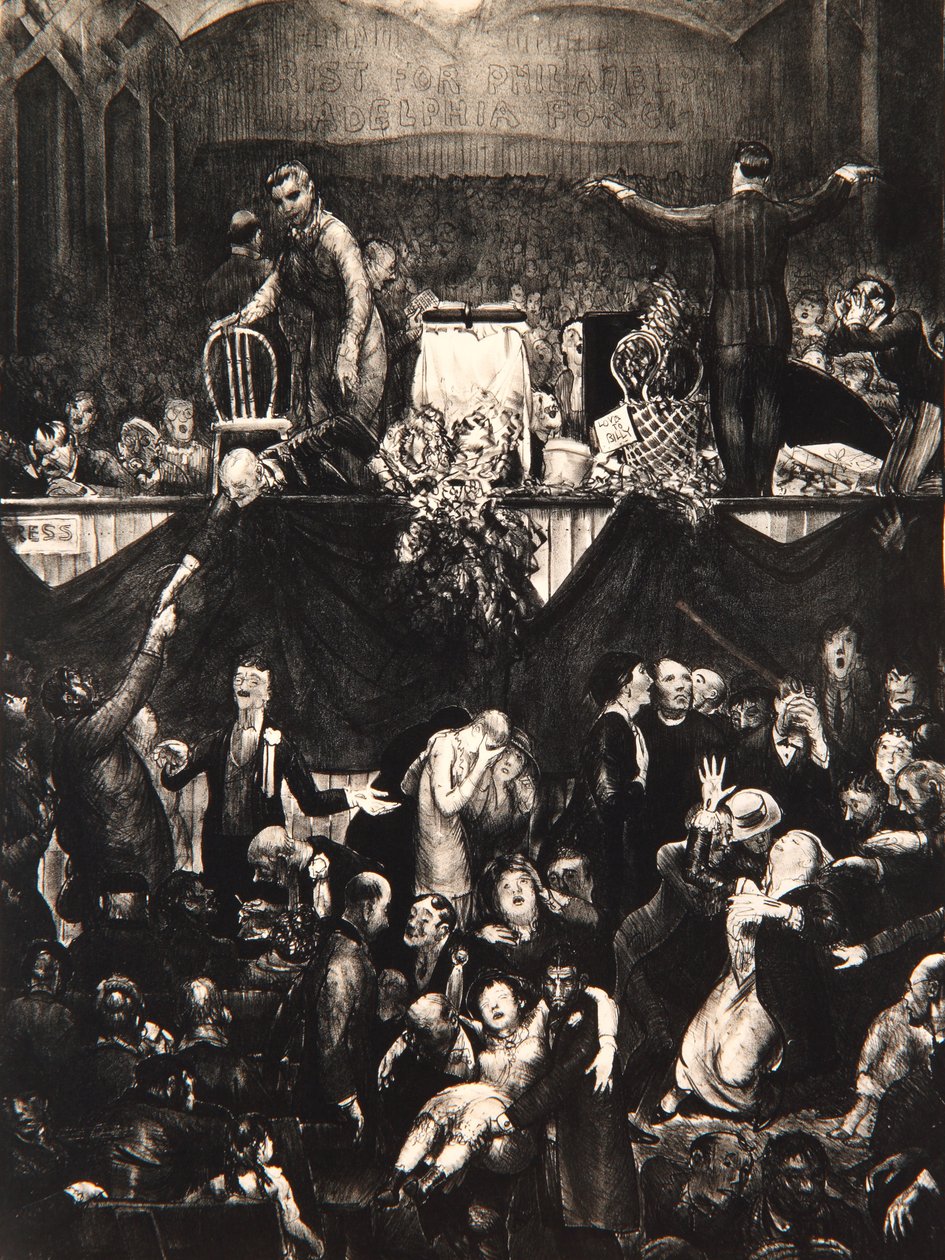 A fűrészporos ösvény, 1917 alkotó: George Wesley Bellows