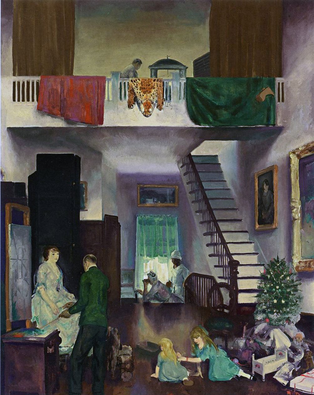 A stúdió, 1919 alkotó: George Wesley Bellows