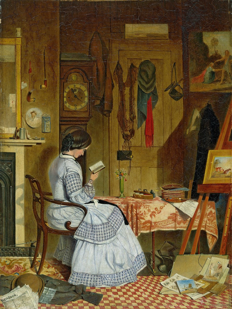 A művészre várva, 1859 alkotó: George Winchester