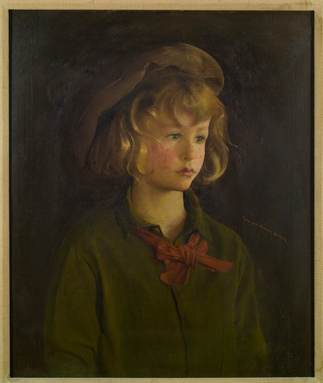 Fiú feje alkotó: George de Forest Brush or Brusch