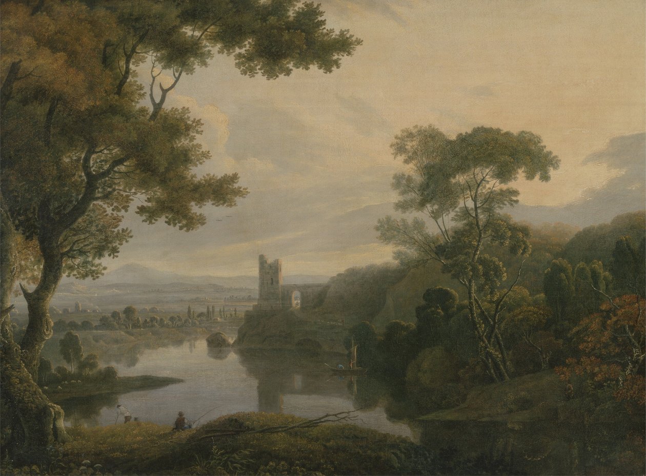 Folyói táj, 1773 alkotó: George the Elder Barret