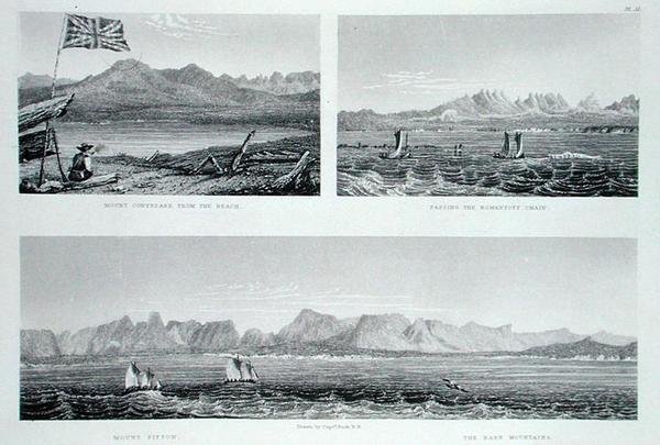 Richardson lánca, Sir John Franklin (1786-1847) „Narrative of a Second Expedition to the Shores of the Polar Sea in the Years 1825-27”-ből, Edward Finden (1791-1857) metszetében, 1828-ban megjelent (metszet) alkotó: George (after) Back