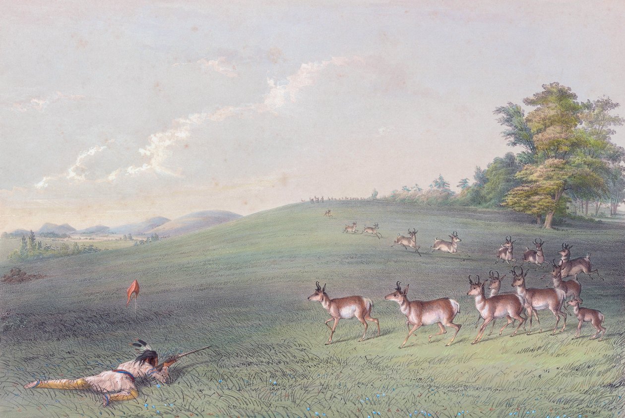 George Catlin észak-amerikai indián portfóliója alkotó: George (after) Catlin
