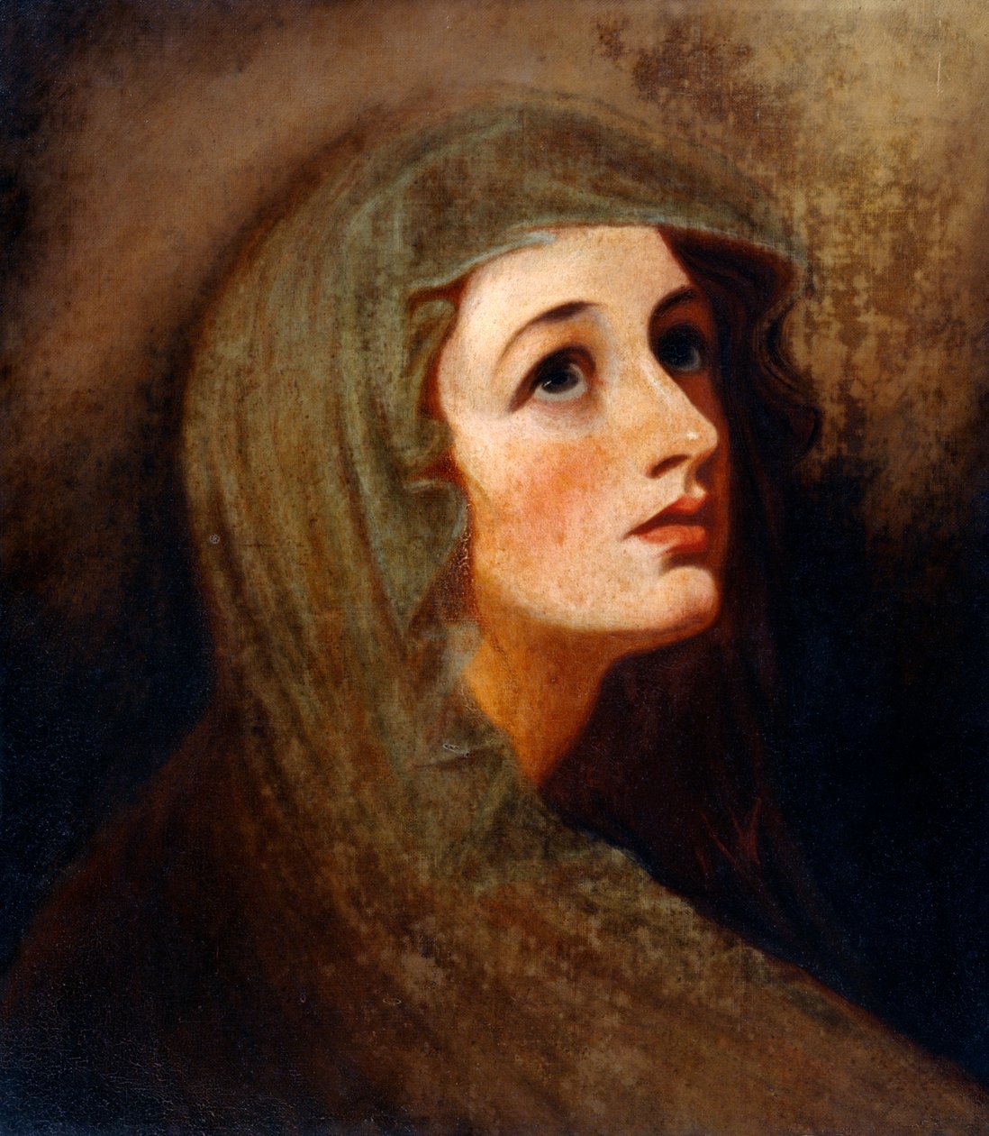 Lady Hamilton, mint Vestal (olaj, vászon) alkotó: George (after) Romney