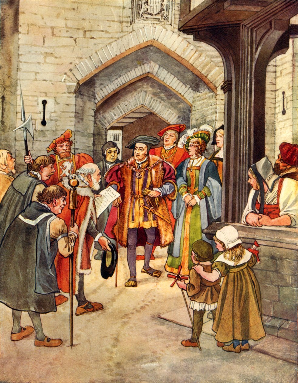 Én vagyok Norfolk hercege (színes litográfia) alkotó: George 9th Earl of Carlisle Howard
