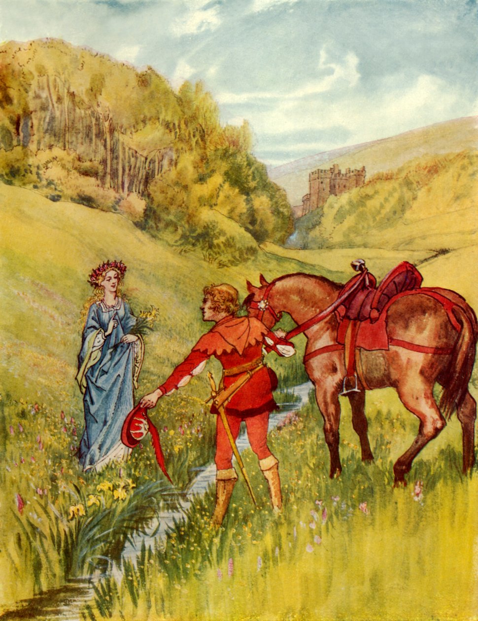 Lady Margaret (színes litográfia) alkotó: George 9th Earl of Carlisle Howard