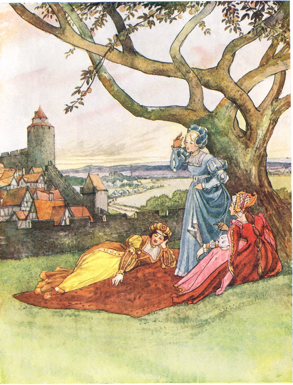 Les Trois Princesses, illusztráció az 