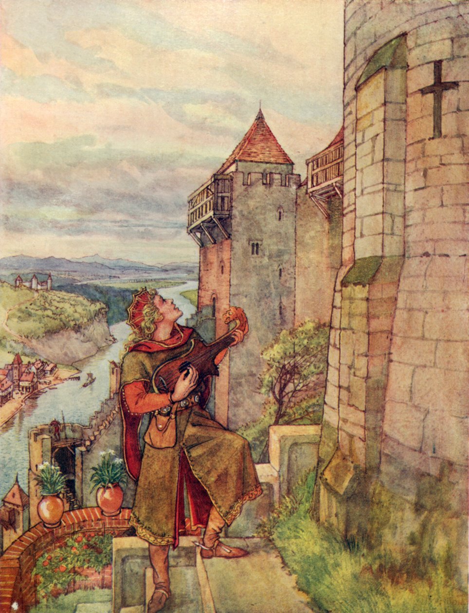 Ó, Richard! O Mon Roi (színes litográfia) alkotó: George 9th Earl of Carlisle Howard