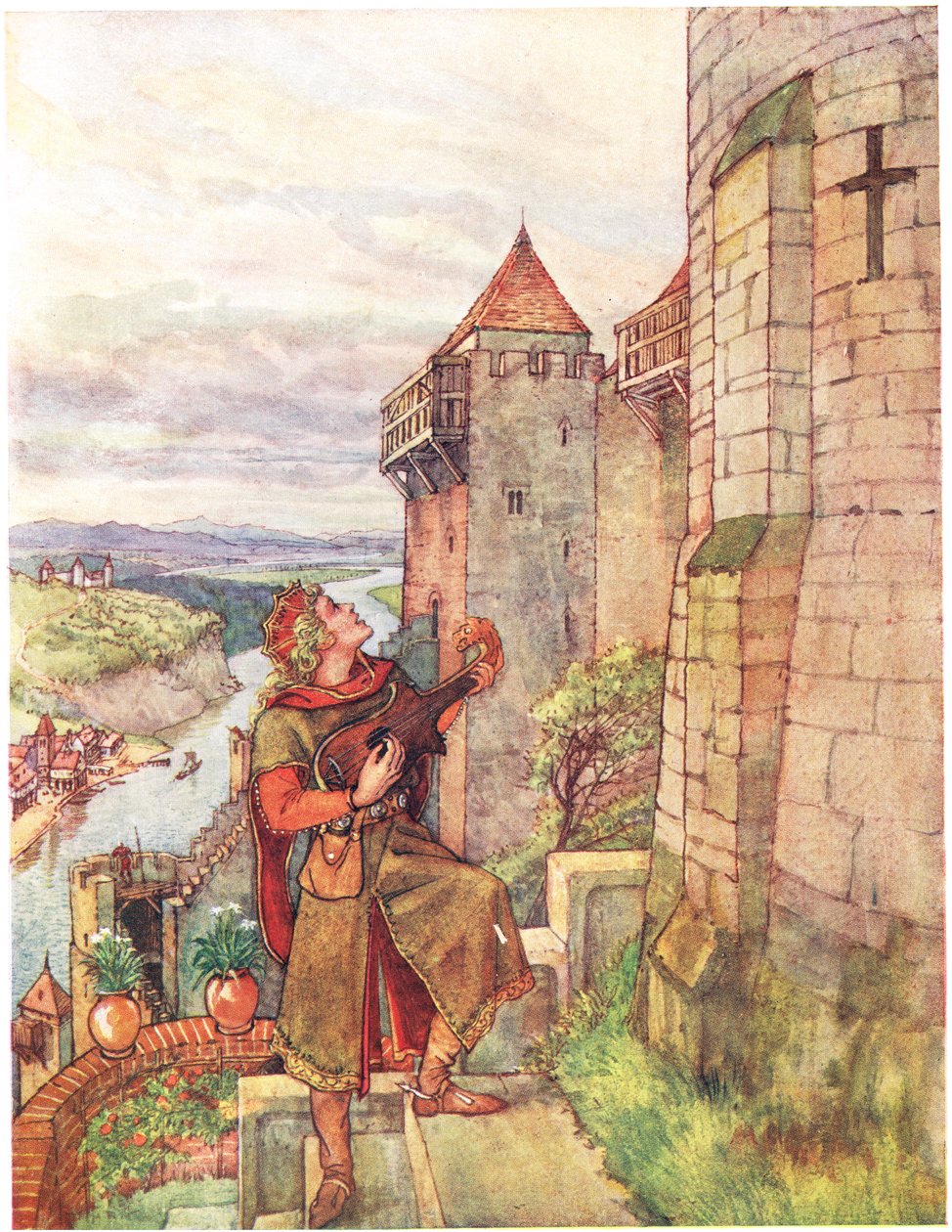 ó Richard! O Mon Roi, illusztráció az „Egy képes daloskönyvből”, 1910 alkotó: George, 9th Earl of Carlisle Howard