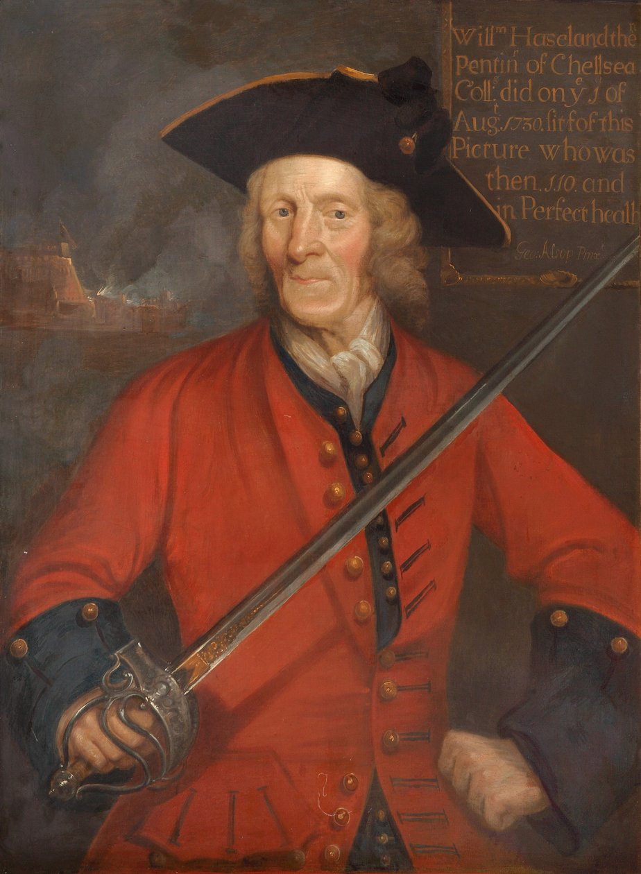 William Hiseland nyugdíjasban, 1730 alkotó: George Allsop