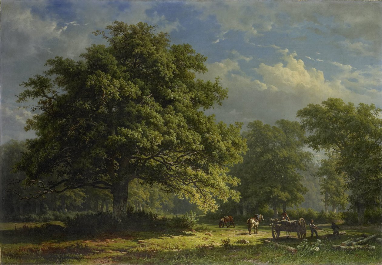 Kilátás a Bentheim-erdőben alkotó: George Andries Roth