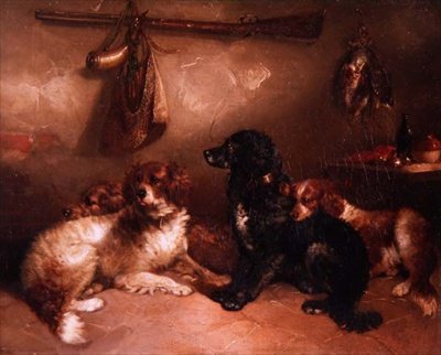 A hajtás után – A spánielek kvartettje alkotó: George Armfield