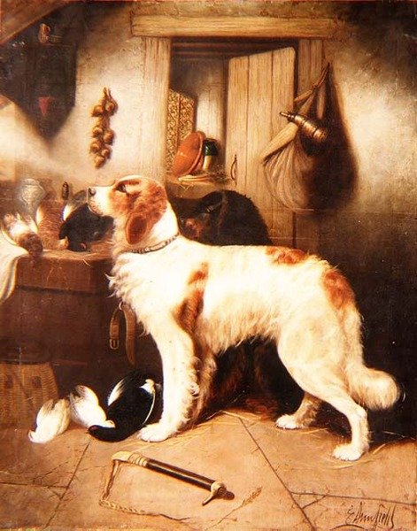 A vadőr konyhája alkotó: George Armfield
