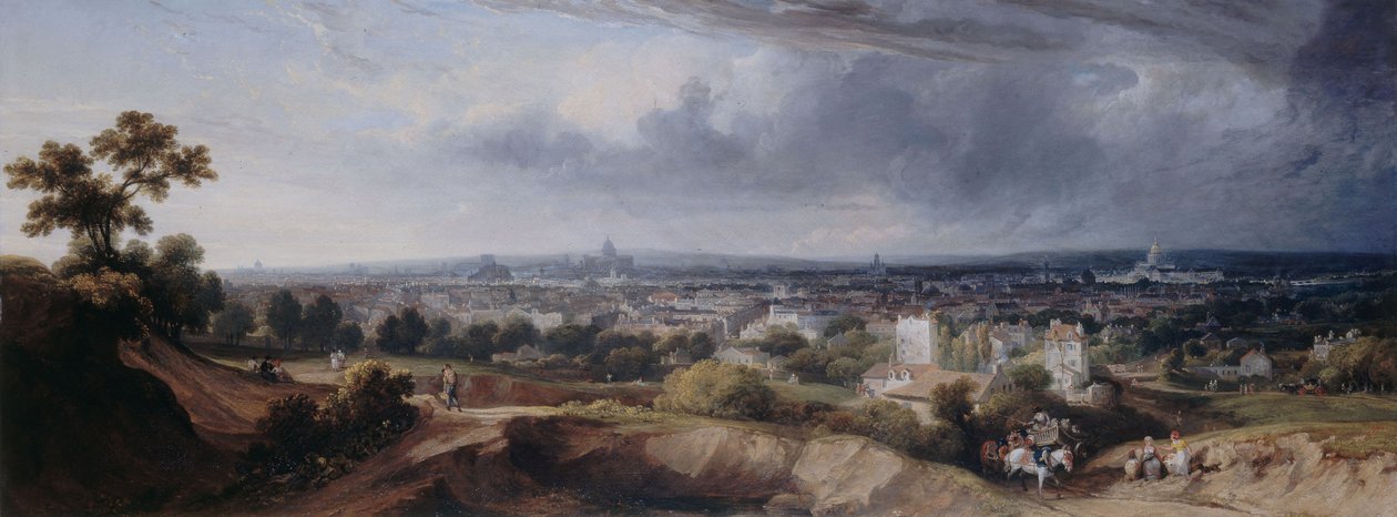 Paris seen from the heights of Montmartre alkotó: George Arnald