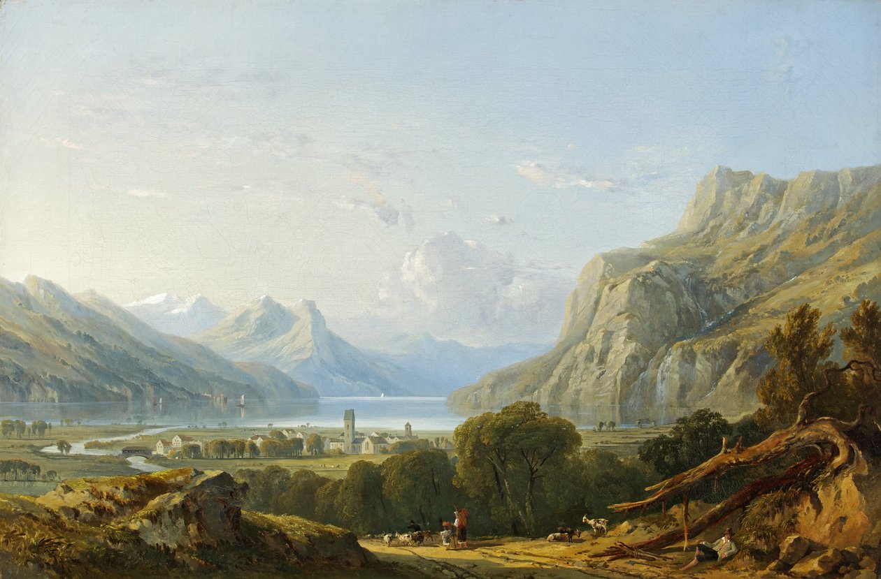 A Wallenstadti-tó alkotó: George Arthur Fripp