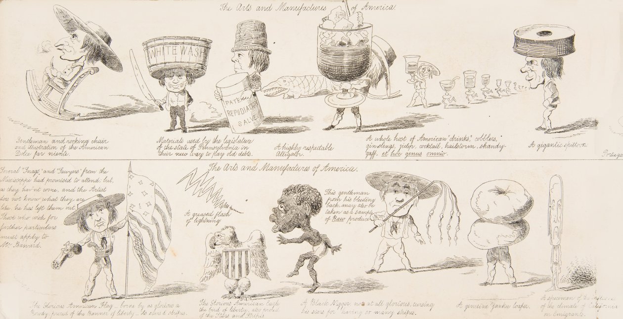 A Wot is to Be Nagy Kiállítás, Minden nemzet iparának valószínű eredményei 1850-ben. alkotó: George Augustus Sala