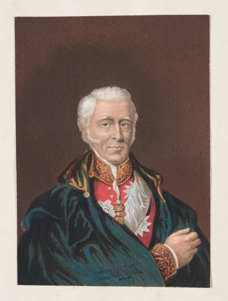 Arthur Wellesley, Wellington hercege alkotó: George Baxter